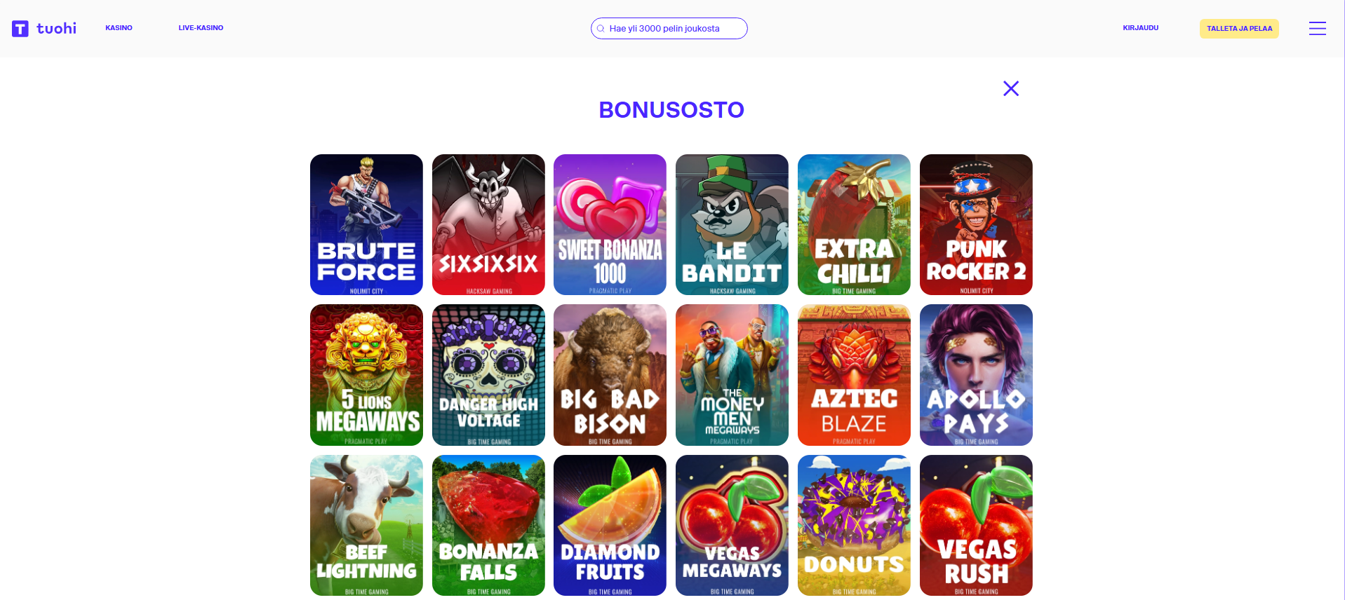 Tuohi Bonusosto