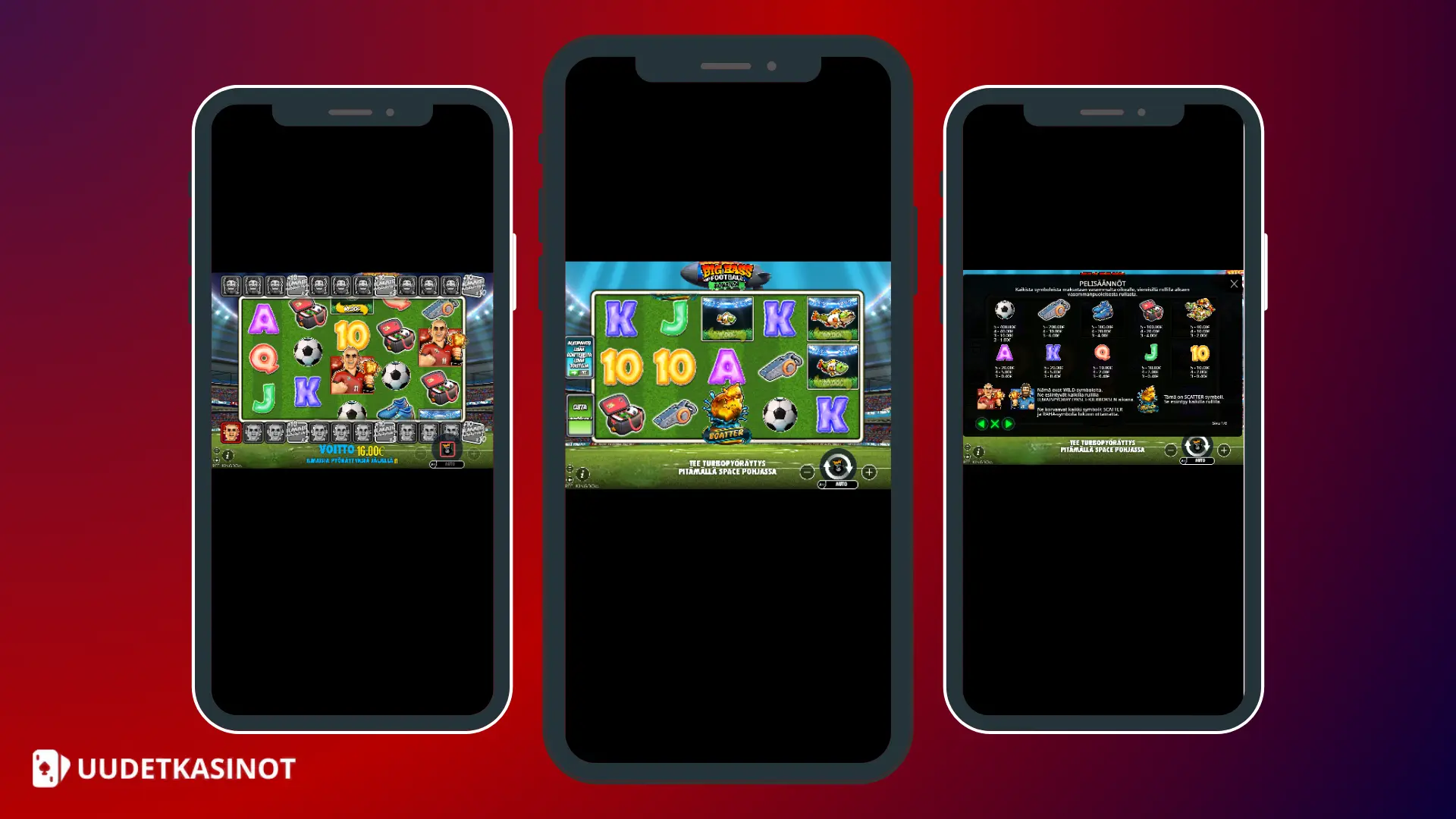 Big Bass Football Bonanza, Pragmatic Play / Reel Kingdom kolikkopeli