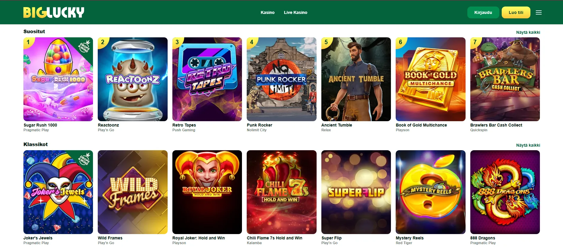 biglucky casino