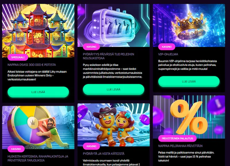 Buumi Casino kampanjat