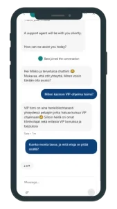Buusti Casino asiakaspalvelu mobiilissa