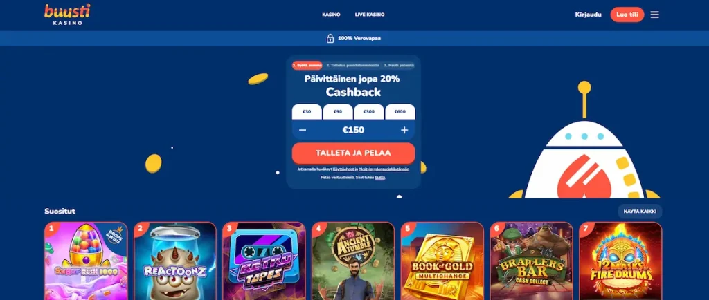 Buusti Casino peliaula