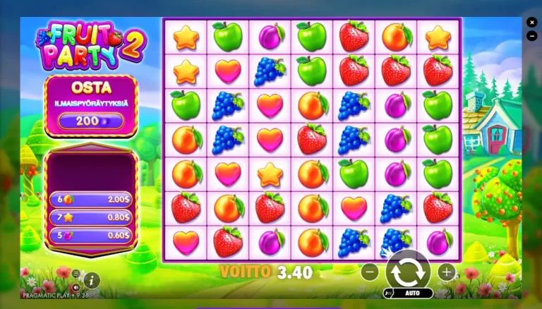 Fruit Party 2 Pragmatic Play kolikkopeli