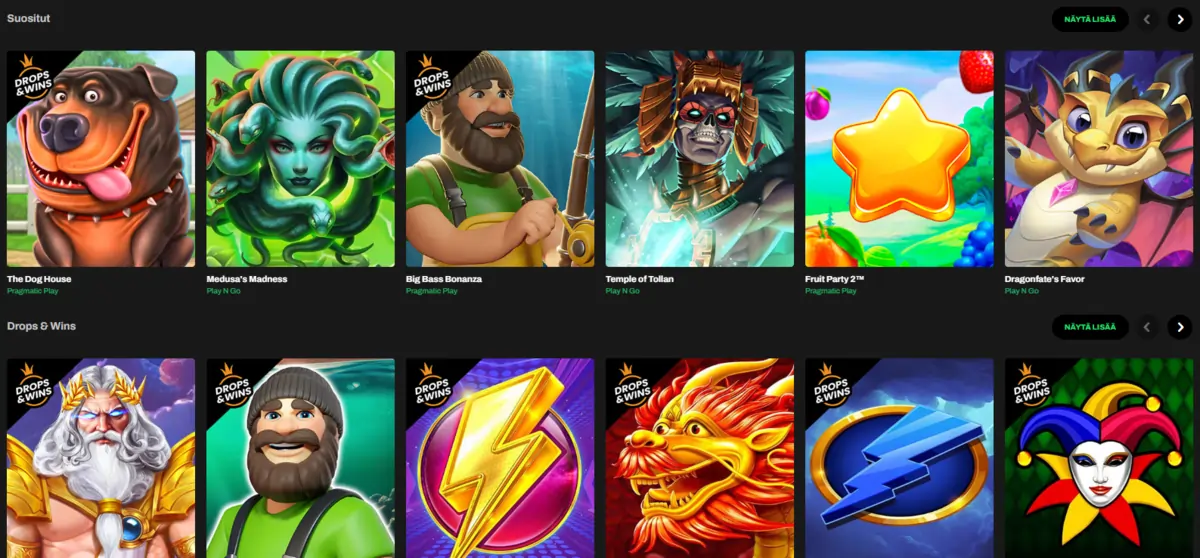 Hillo Kasinon suosituimmat pelit