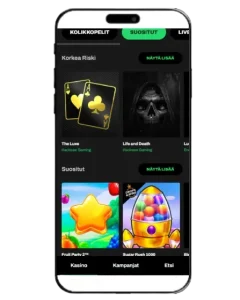Hillo Casinon pelivalikoima mobiilissa
