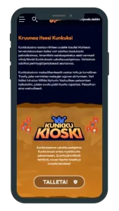 Kunkku Casino Kunkkukioski mobiilissa
