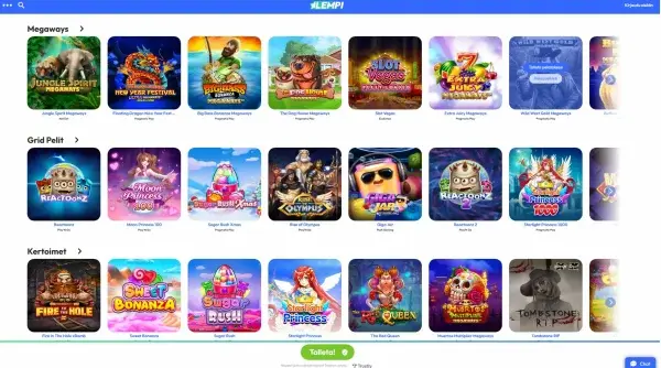 Lempi Casinon peliaula ja eri pelityypit