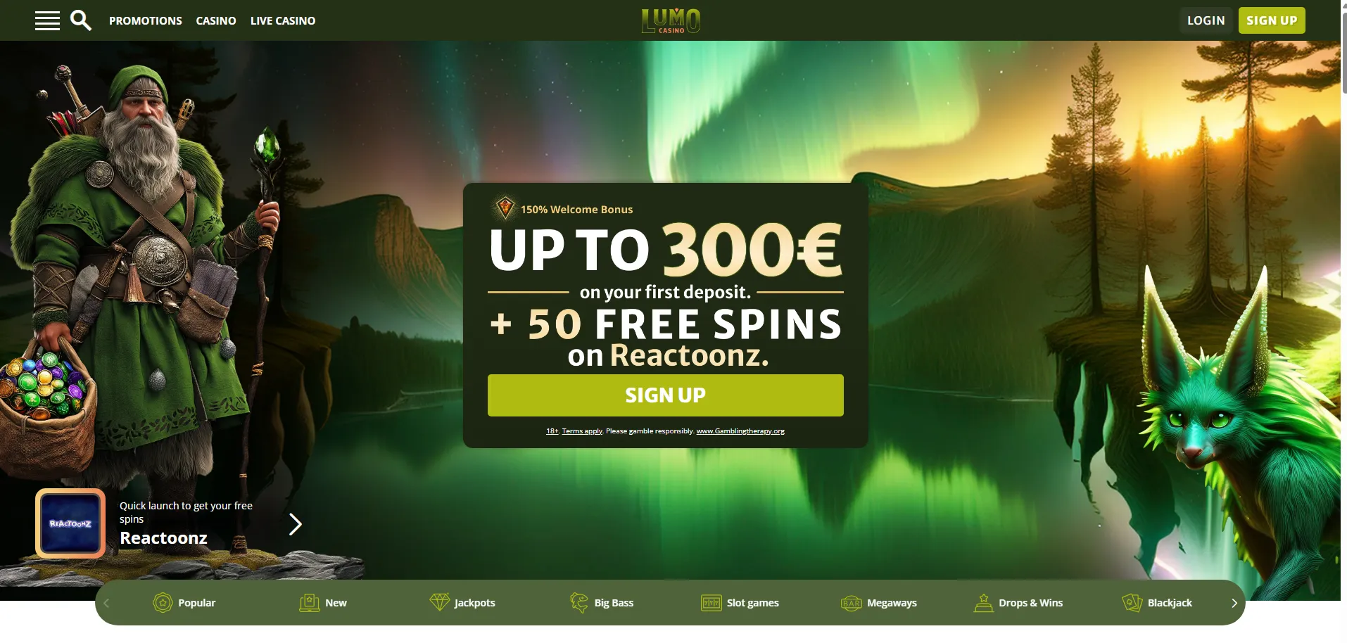 lumo casino live