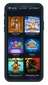 Mammona Casino pelivalikoima mobiilissa