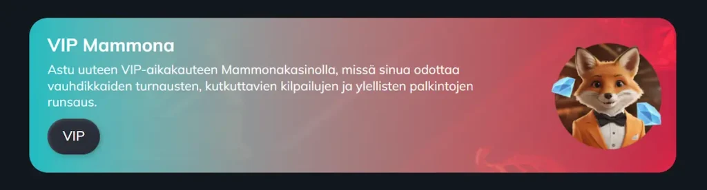 Mammona Kasinon VIP-ohjelma