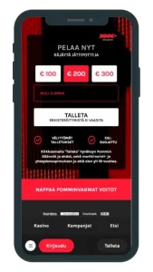 Pommi Casino peliaula mobiilissa