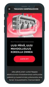 Pommi Casino bonukset mobiilissa