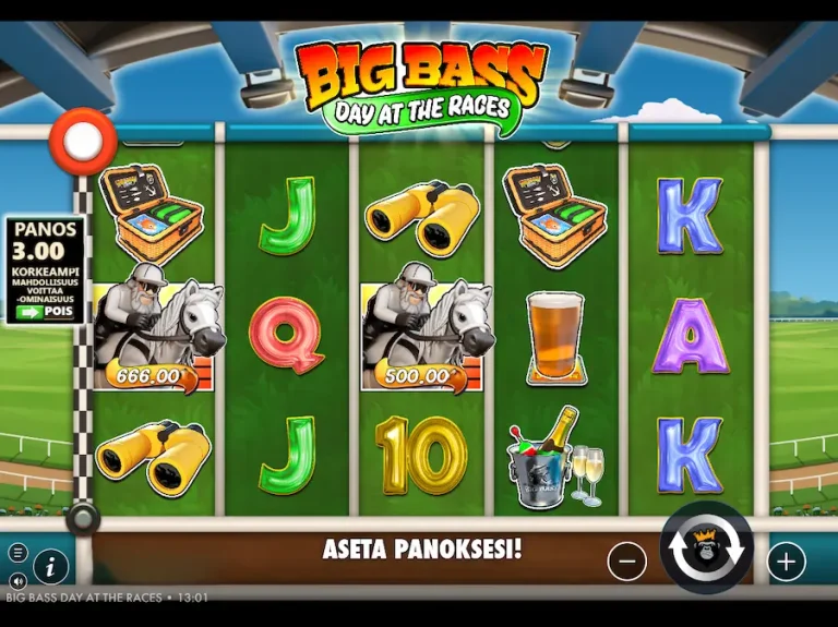 Big Bass Day at the Races -kolikkopeli