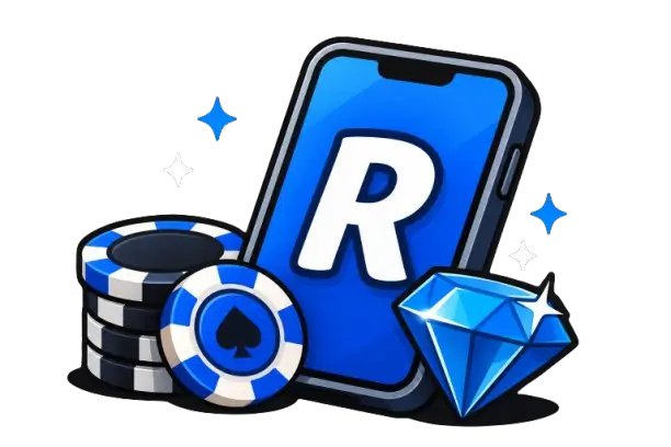 Revolut-symboli, kasinomerkit ja pelimerkit