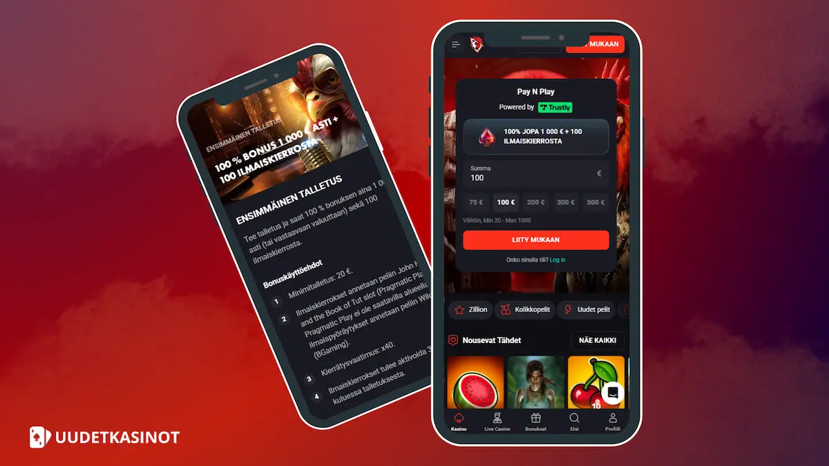 RoosterBet Casino arvostelu