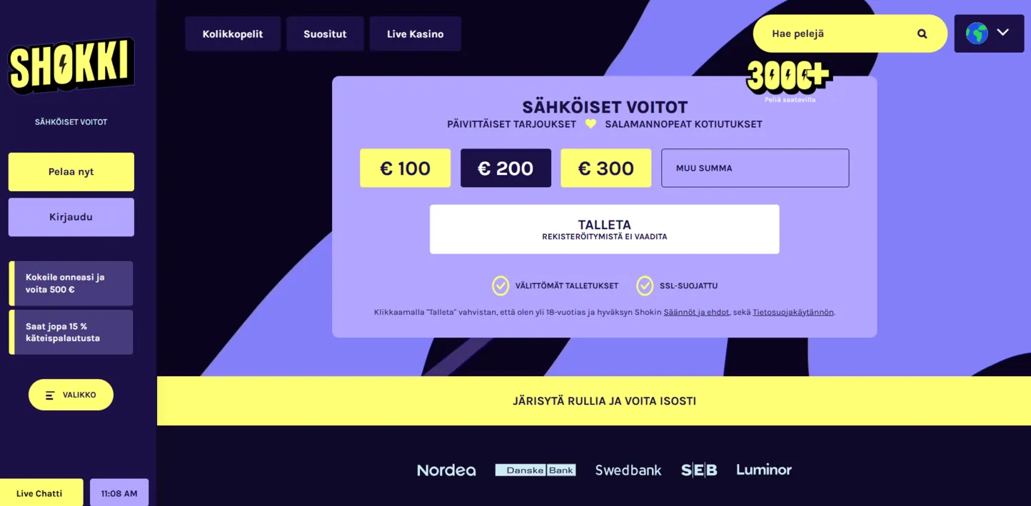 shokki casino peliaula