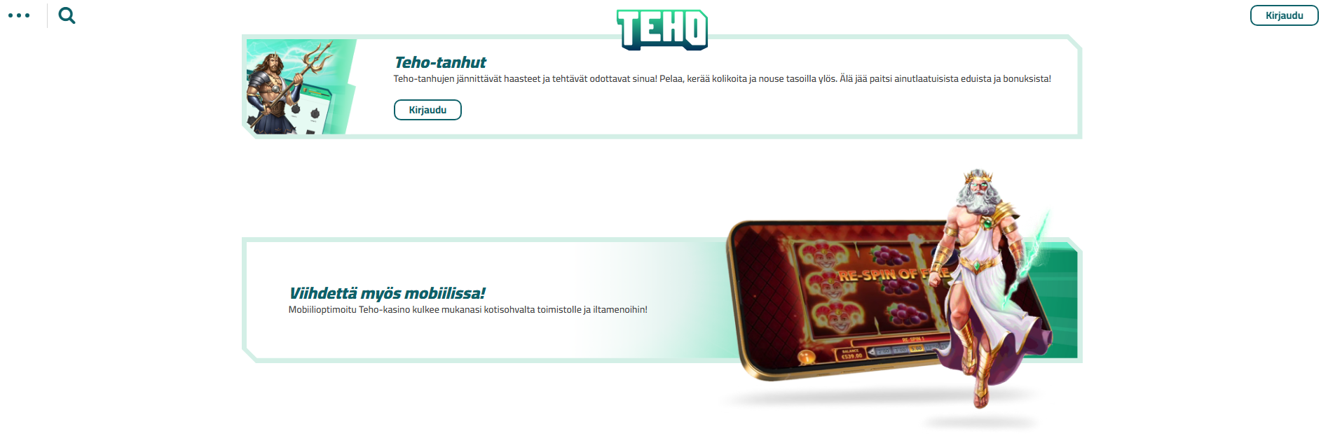 teho mobile version