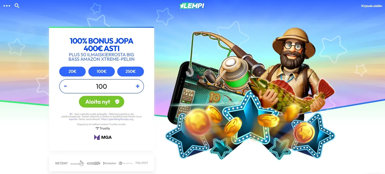 tervetuliaisbonus
