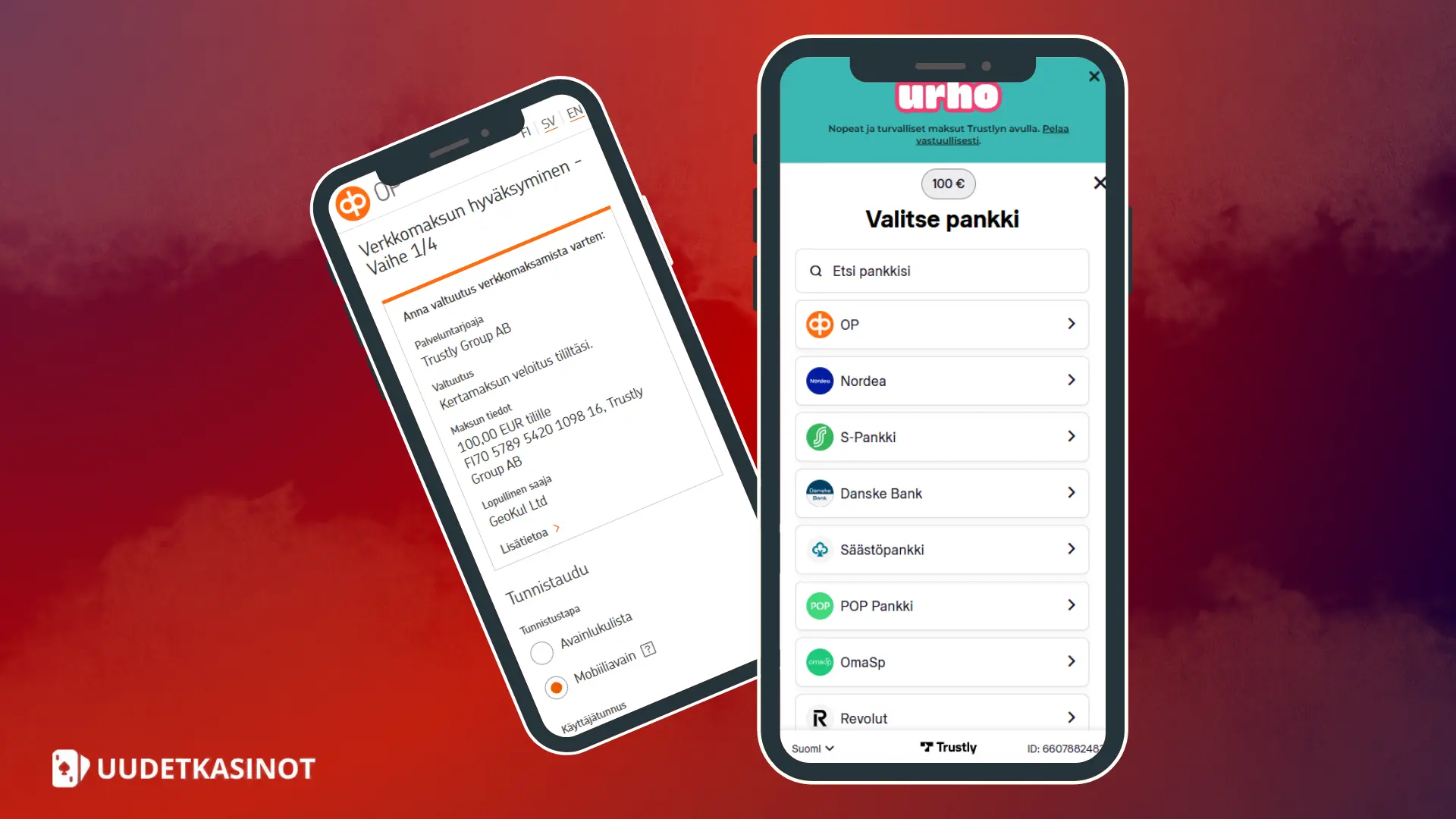 Urho Kasino ja Trustly talletus