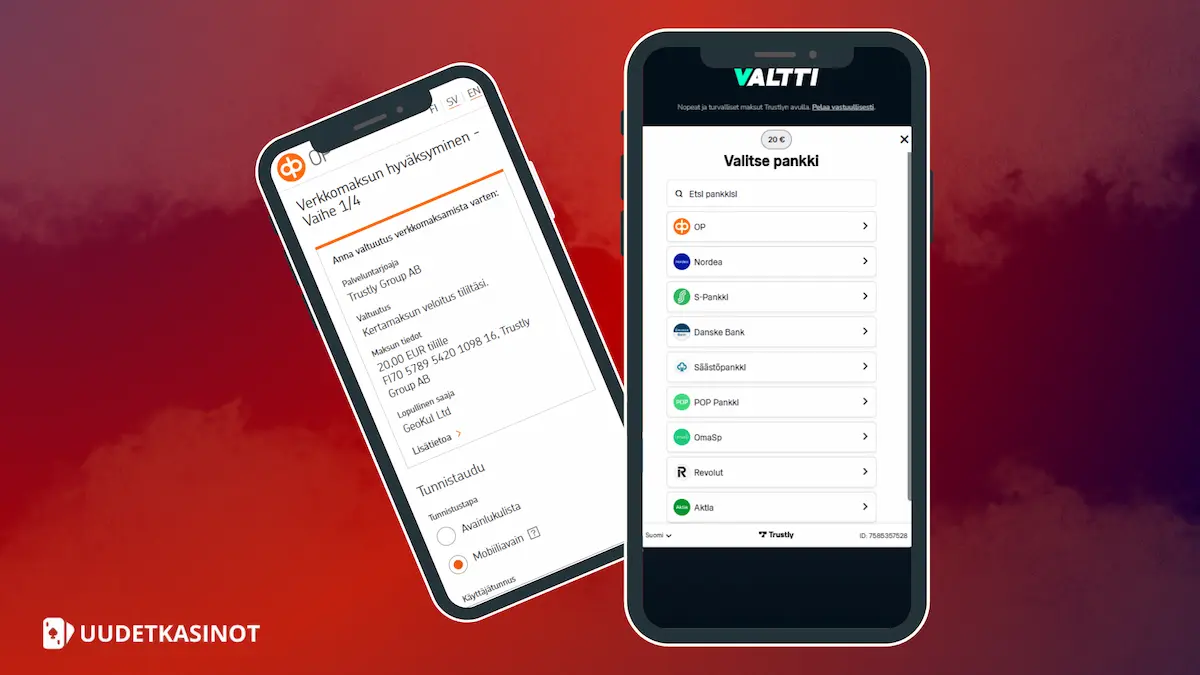 Valtti Kasino ja Trustly talletus