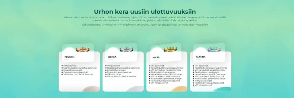 Urho Kasinon VIP-ohjelma