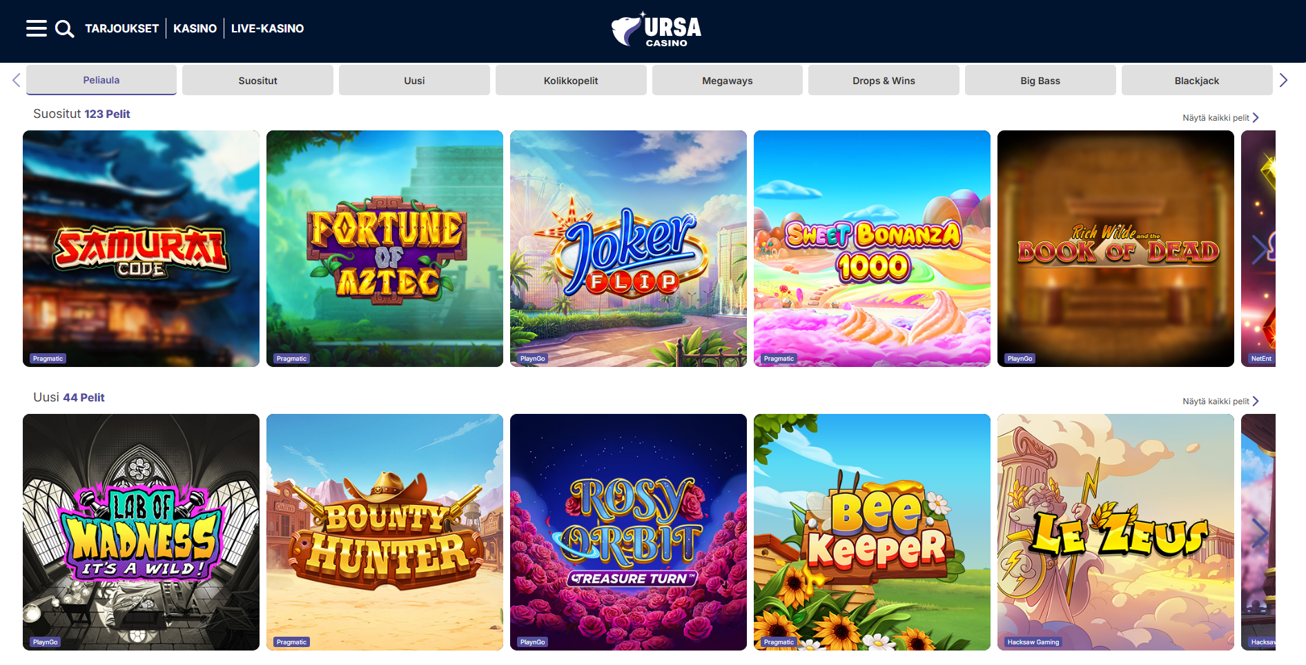 ursa casino sports