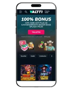 Valtti Casino tervetulobonus mobiilissa