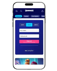 Vauhdikas Casinon peliaula mobiilissa
