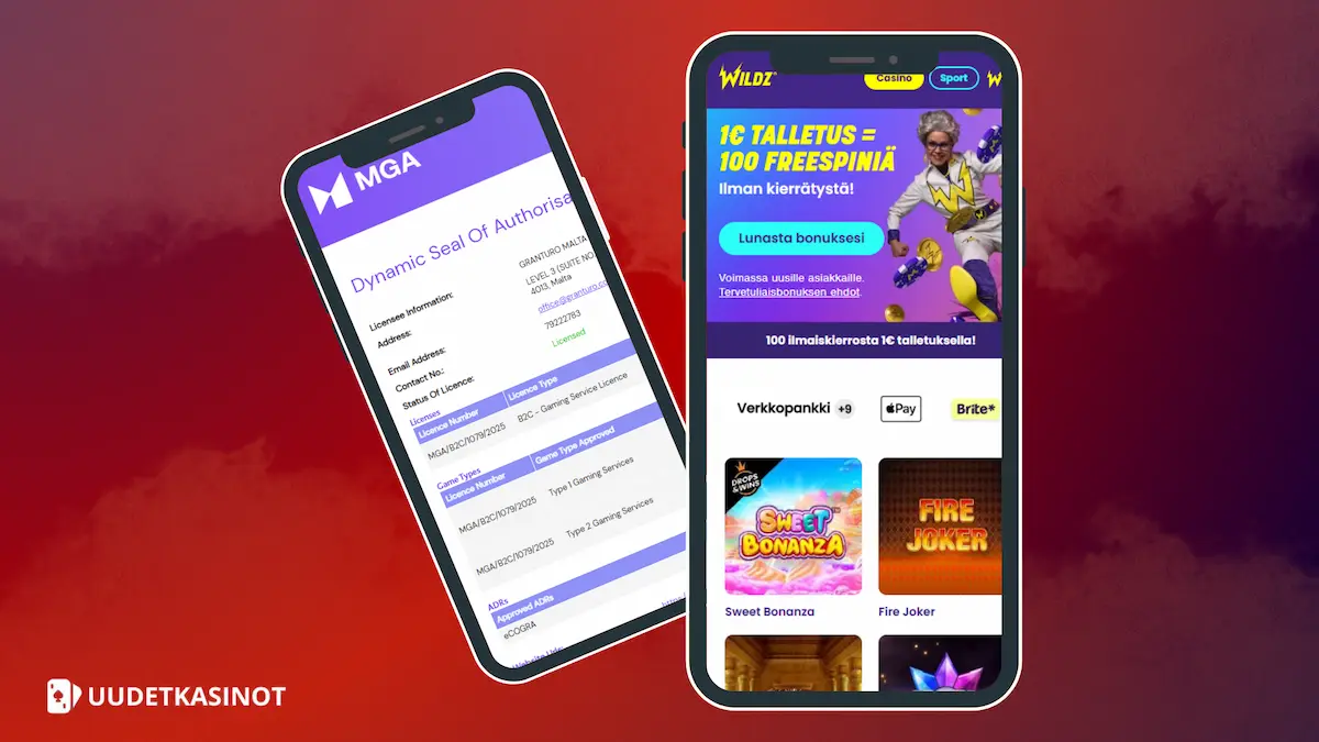 Wildz Casino Malta pelilisenssi